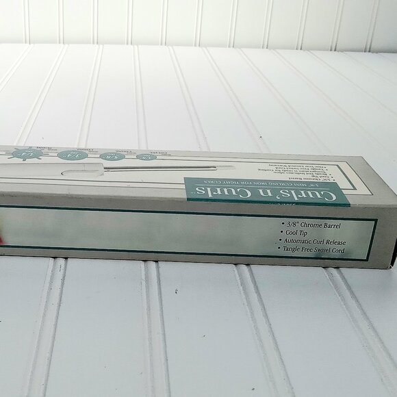 Conair Curling Iron Curls n Curls Mini 3/8" Barrel Tight Ringlets Vintage NEW - Picture 3 of 10